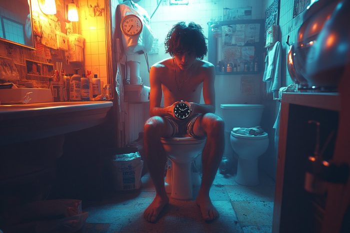 Pendant combien de temps devez-vous rester aux toilettes ?