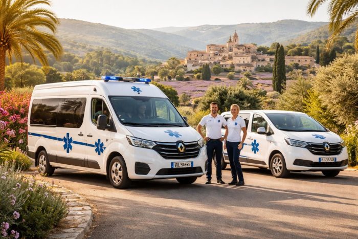 Voyagez en toute sérénité avec ambulances et VSL équipés dans le Sud de la France